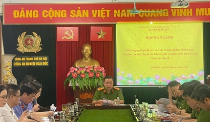 Công an - Viện kiểm sát - Tòa án nhân dân huyện Hoài Đức...